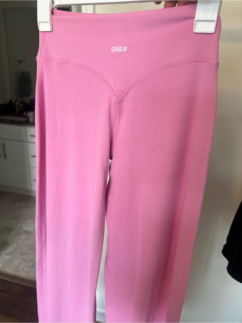 Oner Active straight leg bottoms in Rose Pink